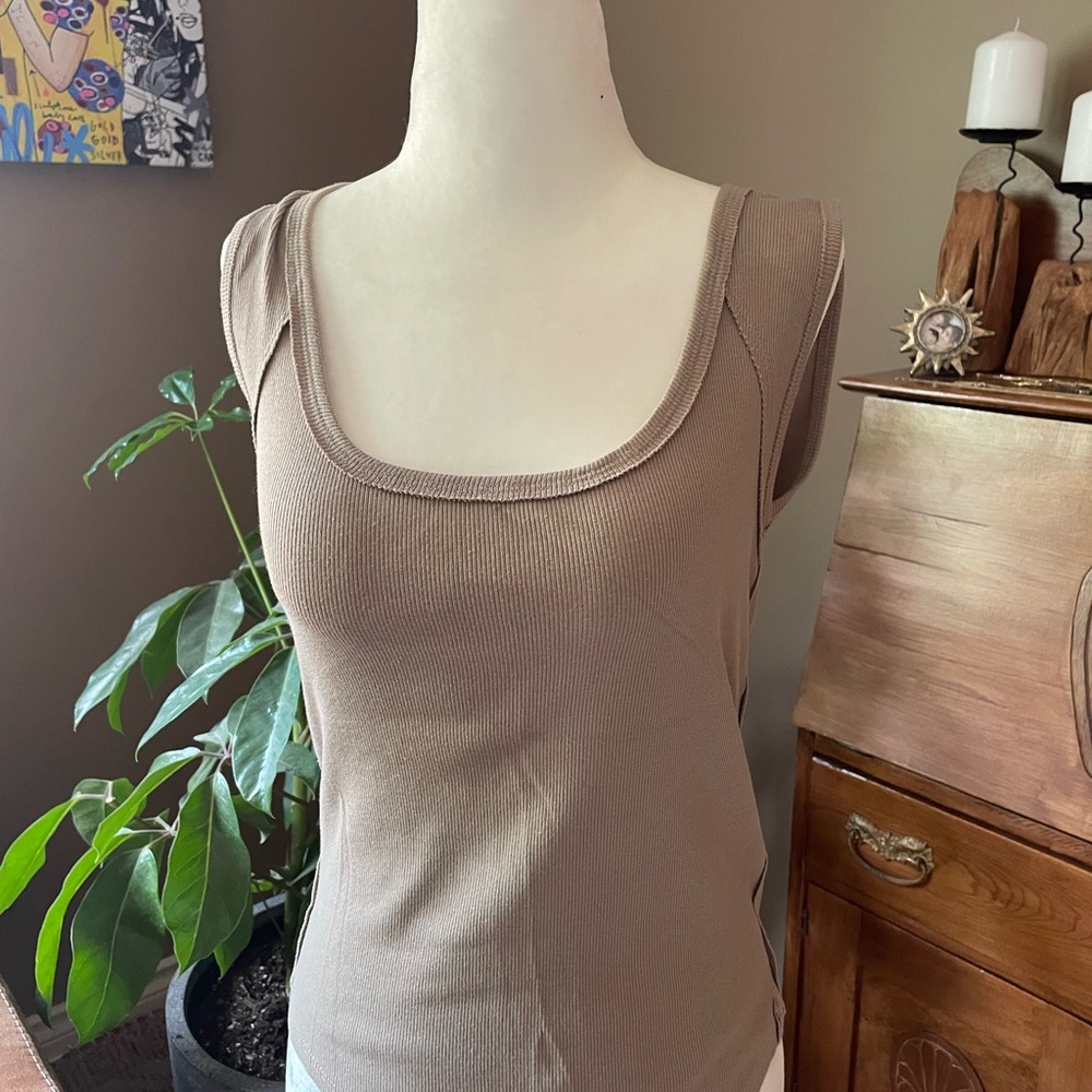 Free People We The Free Taupe Tank